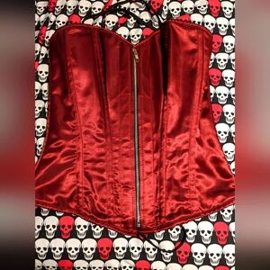 Daisy Corsets Red Satin Corset